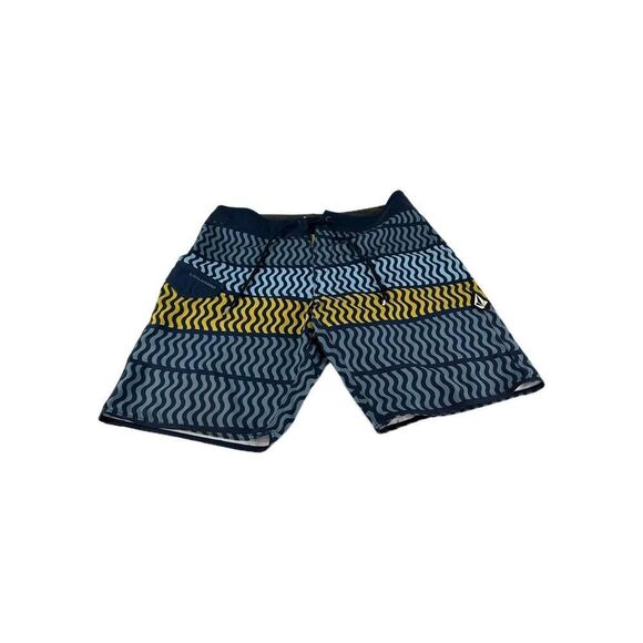 Volcom Board Shorts Mens 29 Lido Mod 20 Swimsuit Size 34 Ballpoint Blue Short - Picture 1 of 12